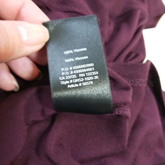 Talula plum super soft perfect scoop neck tee XXS - Picture 7 of 7